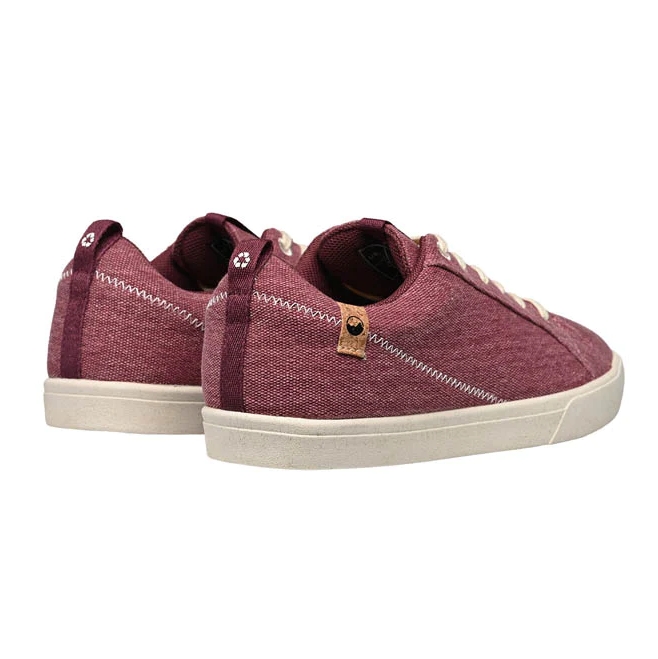 Saola - Cannon Canvas Burgundy | Vegan sneakers