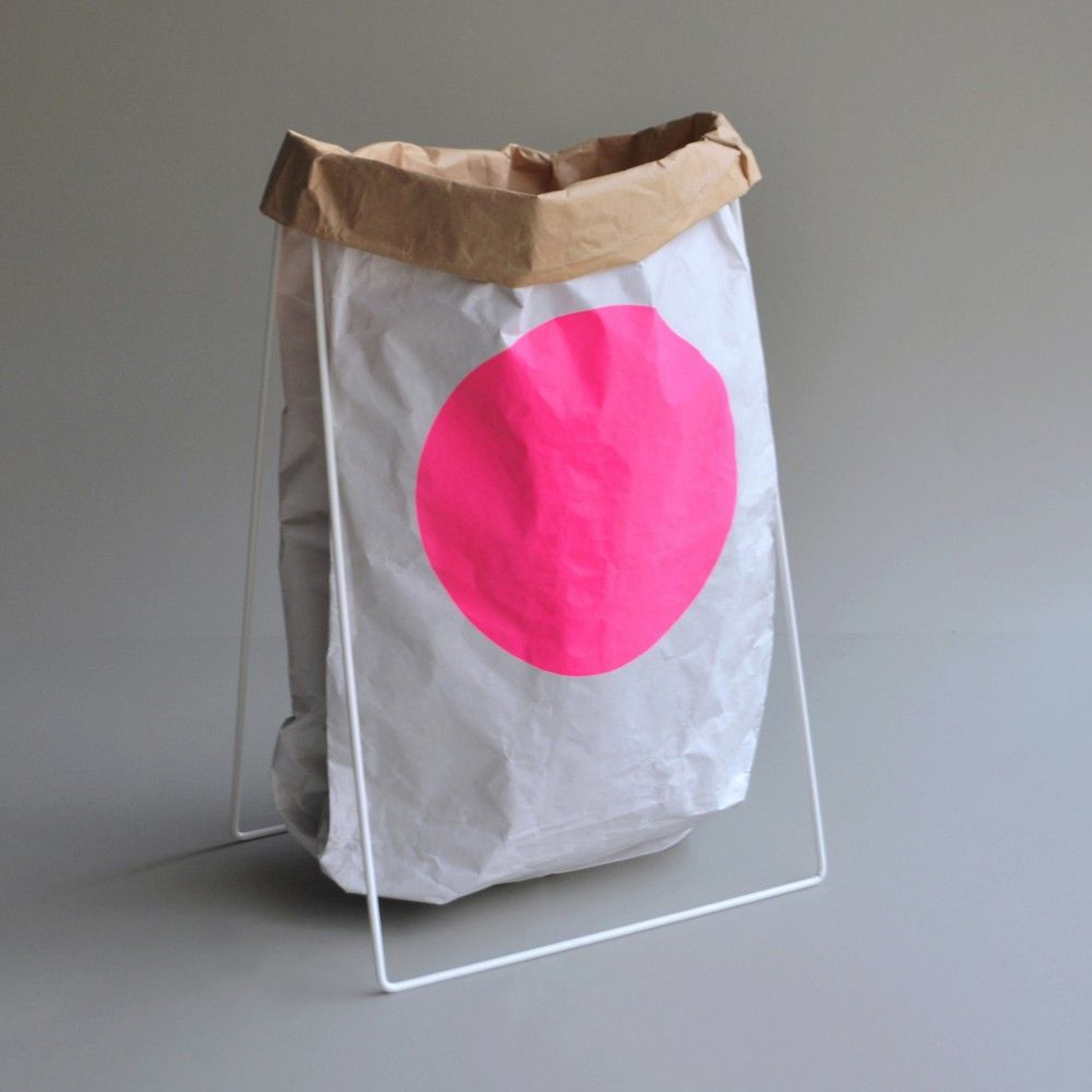 kolor paper bag holder white