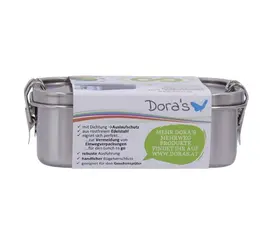 Dora - Medium stainless steel box with seal