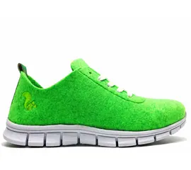 thies ® PET Sneaker neon green | recycled bottles
