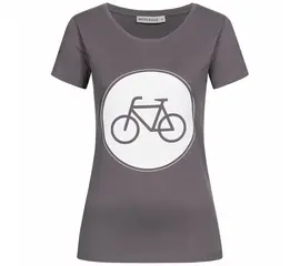 T-Shirt for women - Bike - charcoal