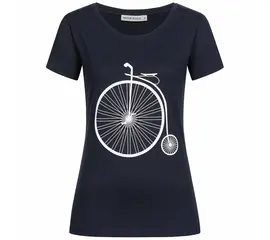 T-Shirt for women - Retro Bike - navy