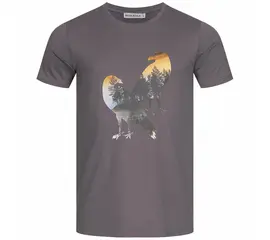 Men's t-shirt - Two Crows - charcoal