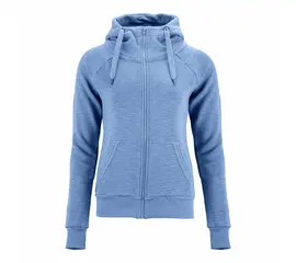 Zip-Hoodie for women - smoke blue