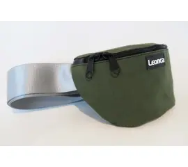 Leonca - Hip Bag from duffel canvas olive dark