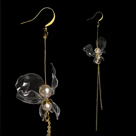 Upcycle with Jing - Boucles d'oreilles Lumiblume clair