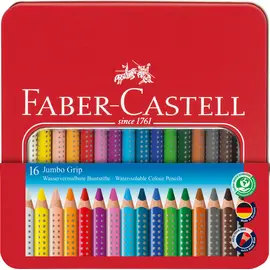 Faber-Castell - Buntstift Jumbo Grip 16er Metalletui