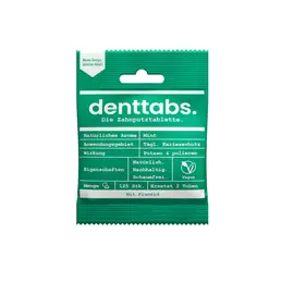 DENTTABS – Mint (125 Stück) - ohne Fluorid