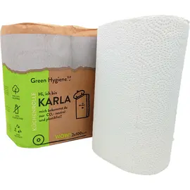Green Hygiene - Essuie-tout KARLA, 3 plis, 2x100 feuilles