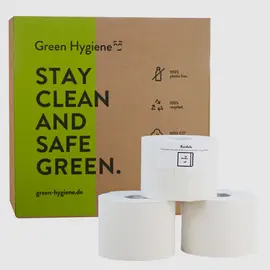 Green Hygiene – Toilettenpapier, 3-lagig, 36 Rollen, 400 Blatt