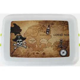 Biodora - Lunchbox mit Verschluss „Piraten“ (Bio-Kunststoff)