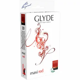 Glyde - Préservatifs Maxi Rouge