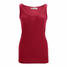 Lyocell Basic Top pour femmes - dark red
