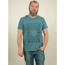 Men's t-shirt - Sun - light blue