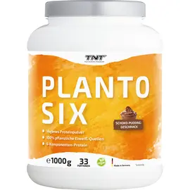 TNT Planto Six (1000g) | Poudre de protéine végétalienne chocolat-pudding