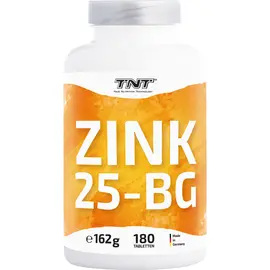 TNT Zinc 25-BG | Zinc Bisglycinat (180 Comprimés)