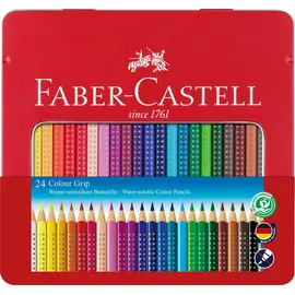 Étui métal de 24 crayons de couleur Colour Grip
