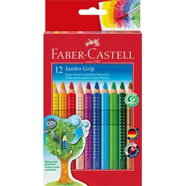 Coffret carton de 12 crayons de couleur Jumbo Grip