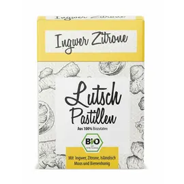 Bio-Ingwer Zitrone Lutsch Pastillen