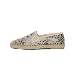 Grand Step Shoes - Evita Stretch Snake in Silber